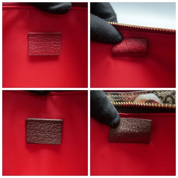 100% Authentic Gucci Brown W/P Leather Shoulder Bag 719-113024 - Picture 11 of 12